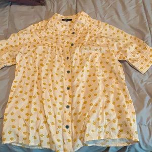 Roolee lightweight floral top. Never worn. Medium